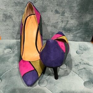 Nine West Color-Block Pumps